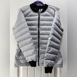 Women’s Marmot Ion Escape 700 Fill Goose Down Jacket Size Large Gray/Silver